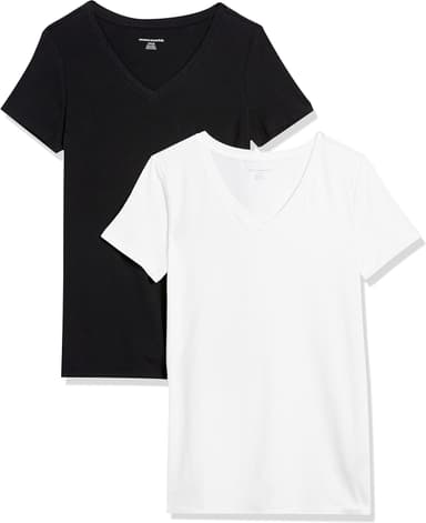 Amazon Essentials classic-fit short-sleeve v-neck t-shirt