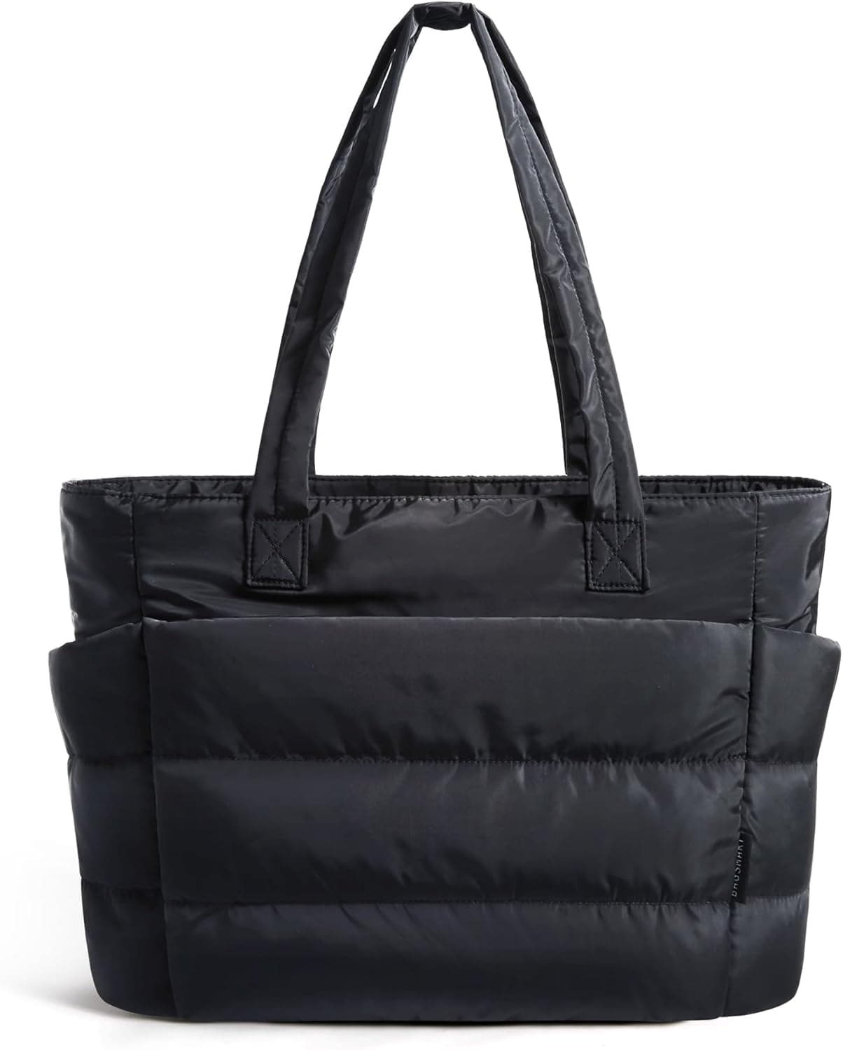 BAGSMART lightweight puffy travel tote bag