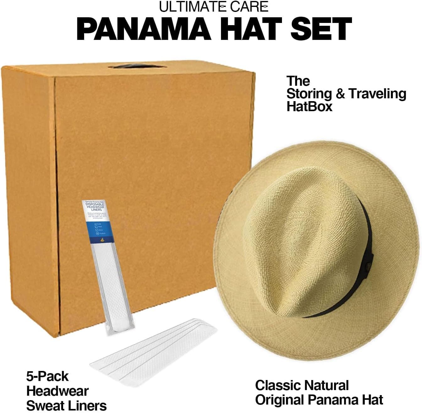 Ecua-Andino classic handwoven Panama hat