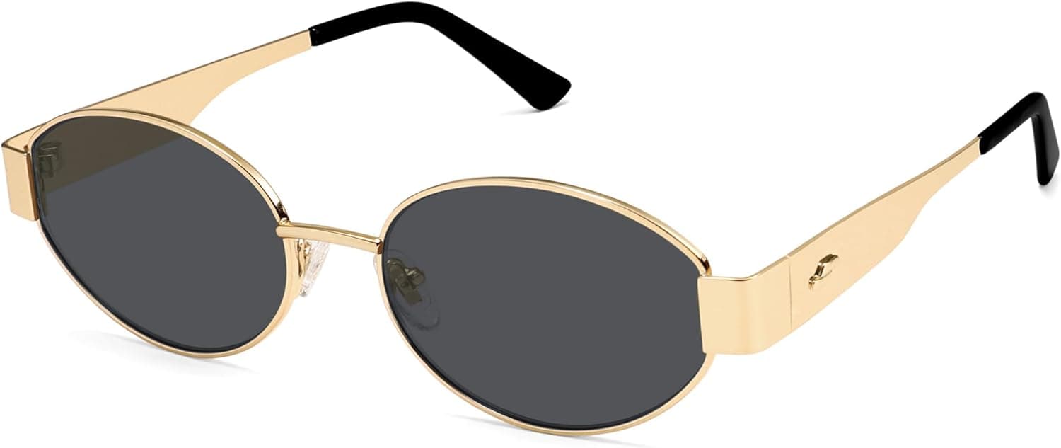SOJOS SJ3126 retro oval polarized sunglasses